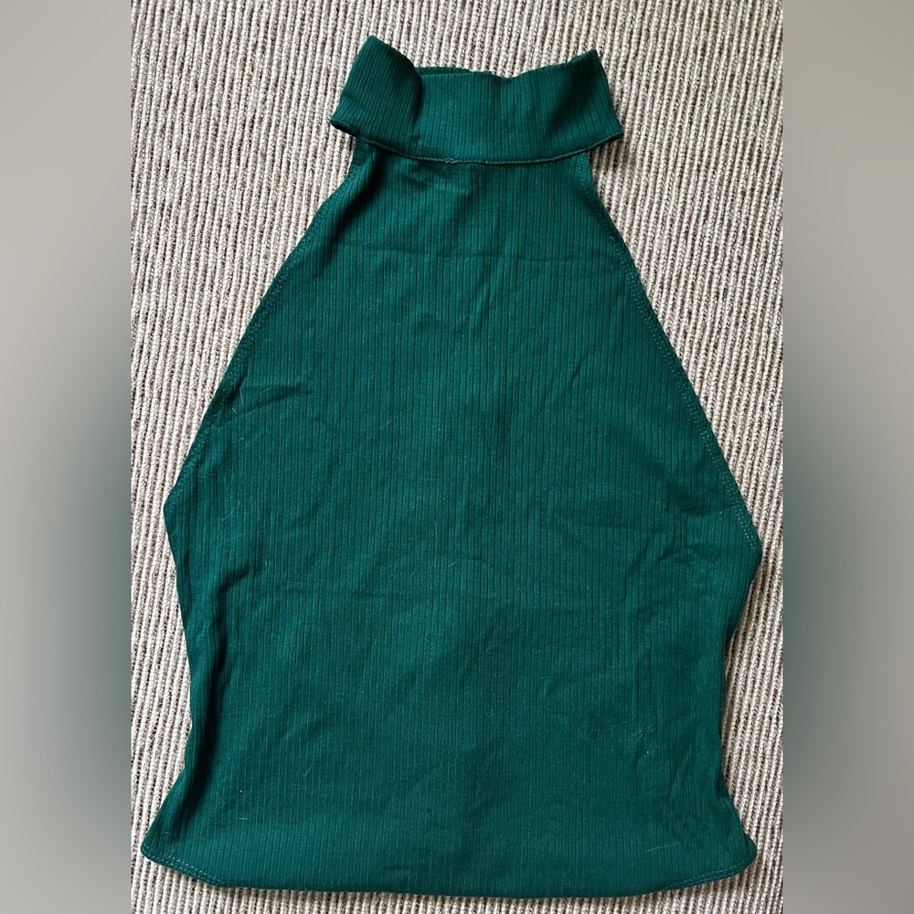 High Neck Open Back Bodysuit